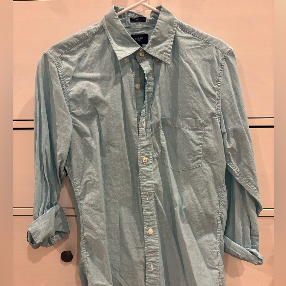 J. Crew Aqua Slim Fit Shirt